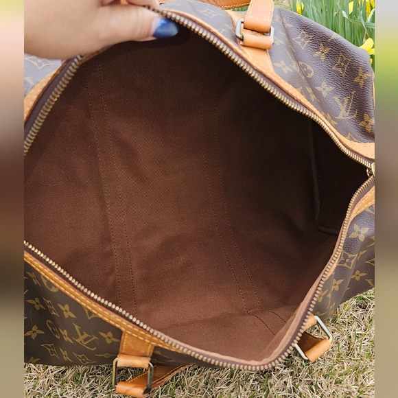 Louis Vuitton Monogram Keepall 45 Duffle Bag, Dustbag & Strap Included.🇫🇷 - Picture 15 of 16